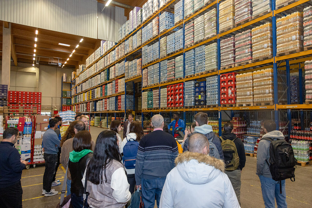 Lagerführung in der SPAR Zentrale Graz 
