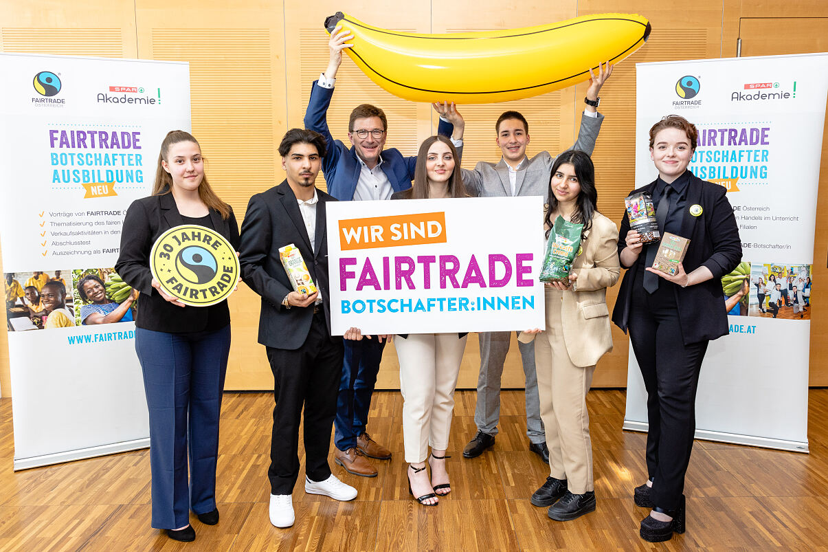 SPAR-Lehrlinge sind FAIRTRADE Botschafter:innen 