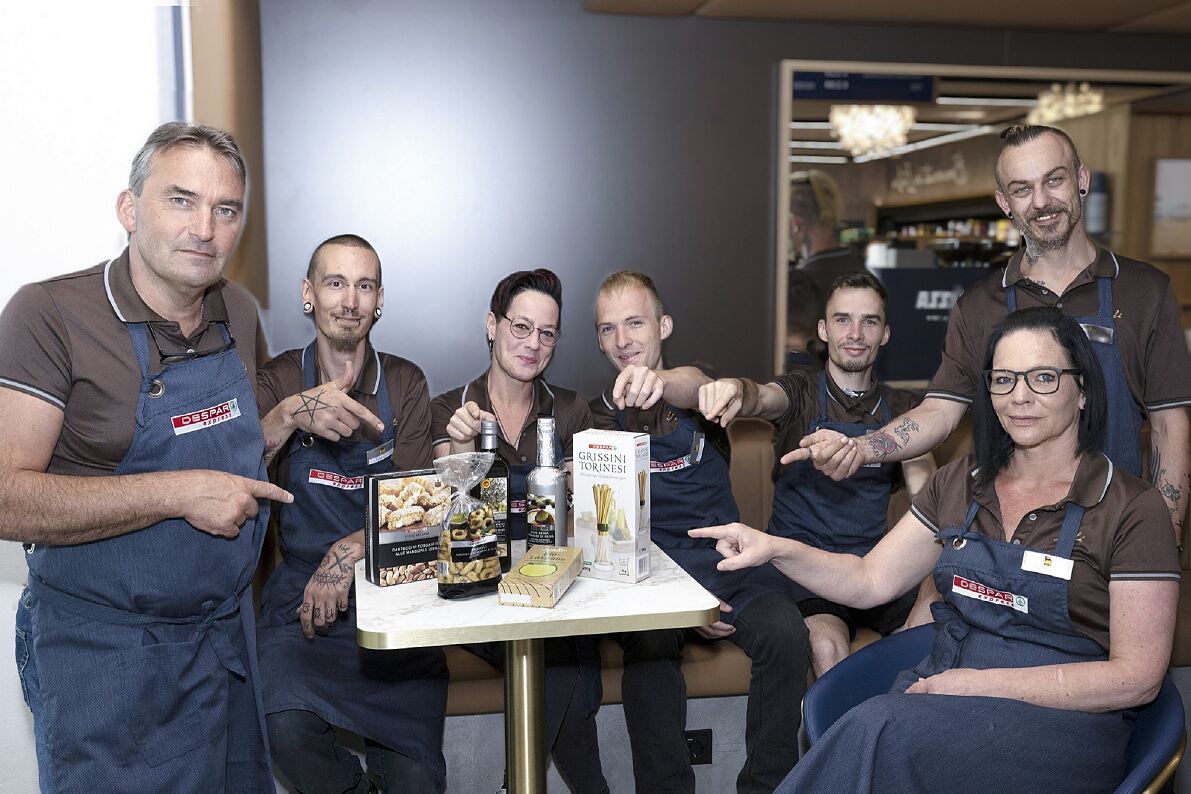 SPAR Salzburg Kooperation Eni Austria_DESPAR express_Team