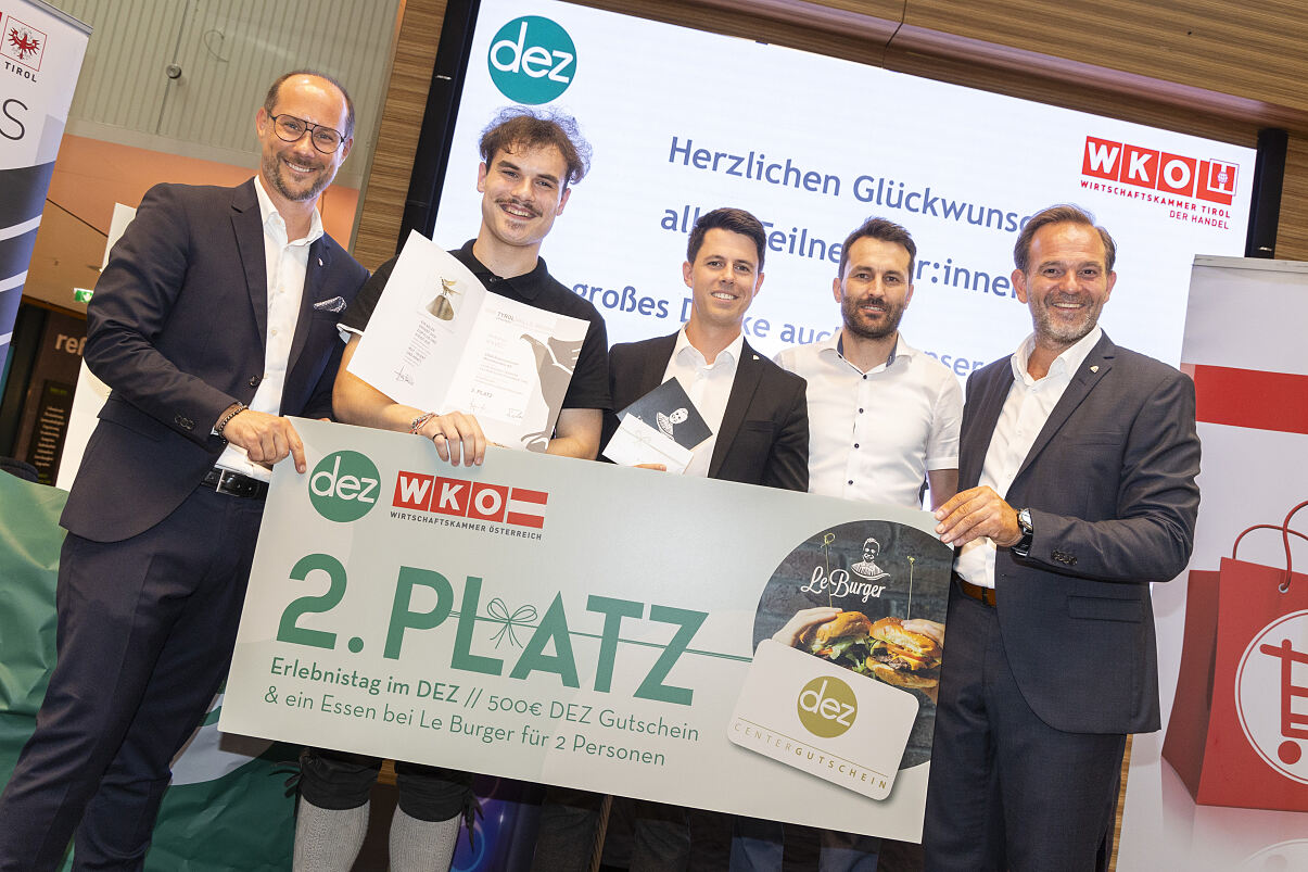 SPAR-Lehrling Antonio Ipavec Goldenes Leistungsabzeichen„TyrolSkills“-Wettbewerb