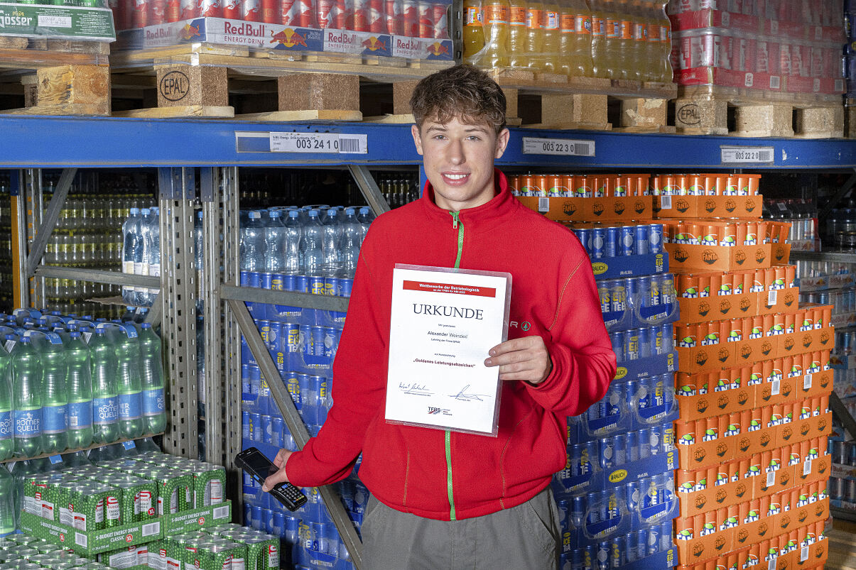 PA SPAR Foto 01 Lehrlingswettbewerb Alexander Weinzierl Goldenes Leistungsabzeichen