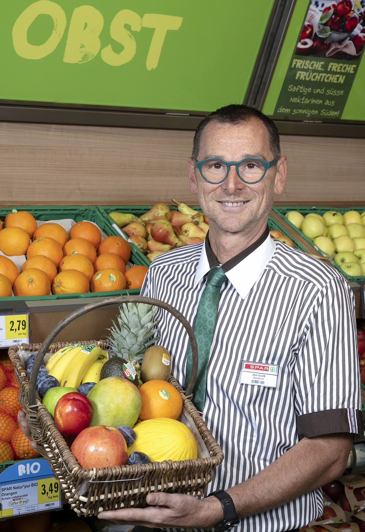 PR-Foto SPAR-Marktleiter Igls Eller Hannes 