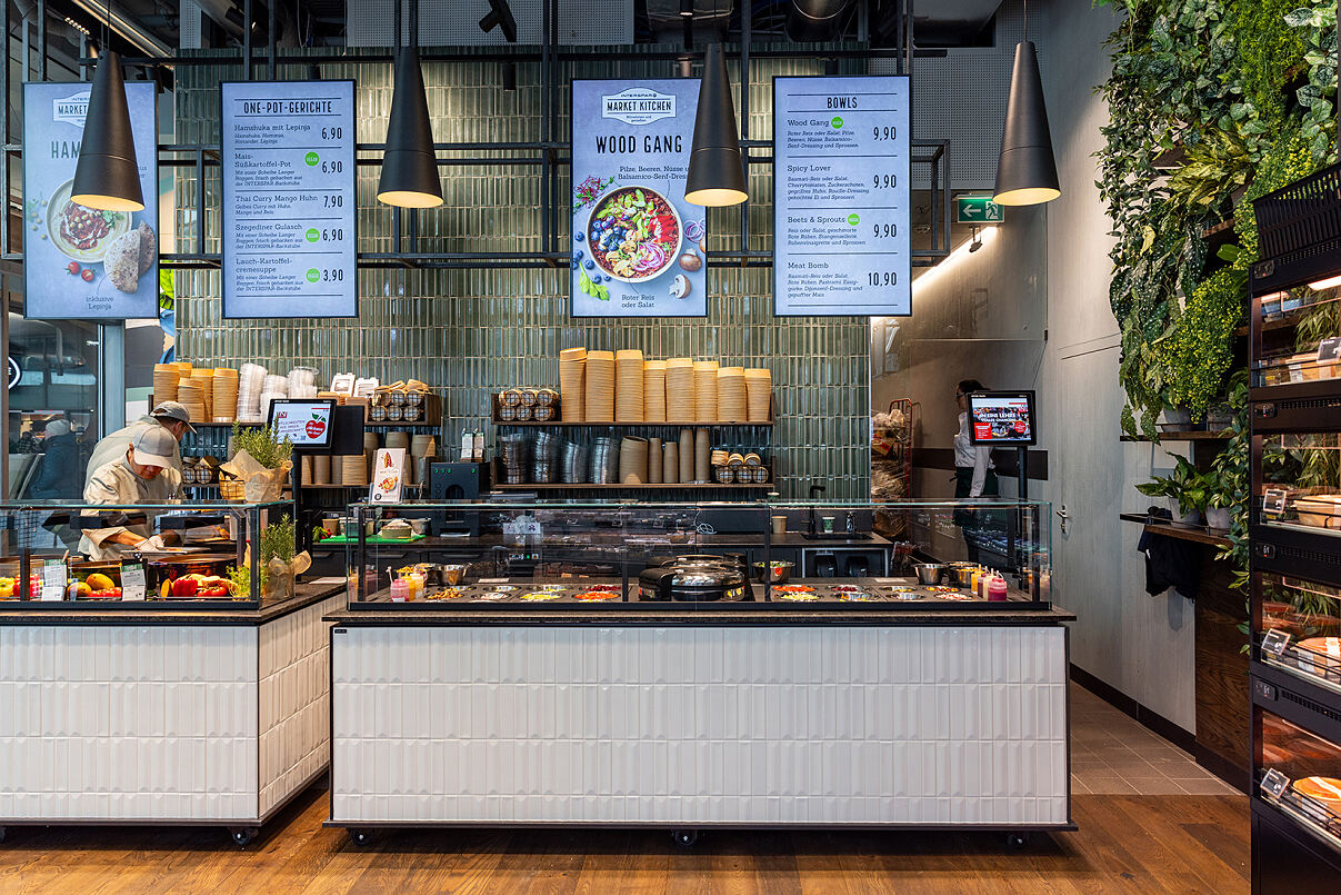 Market Kitchen-Ausgabestation One Pot-Gerichte 1
