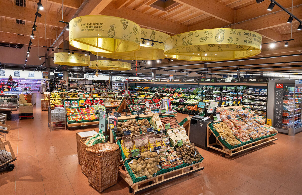 O&G-Abteilung INTERSPAR-Hypermarkt