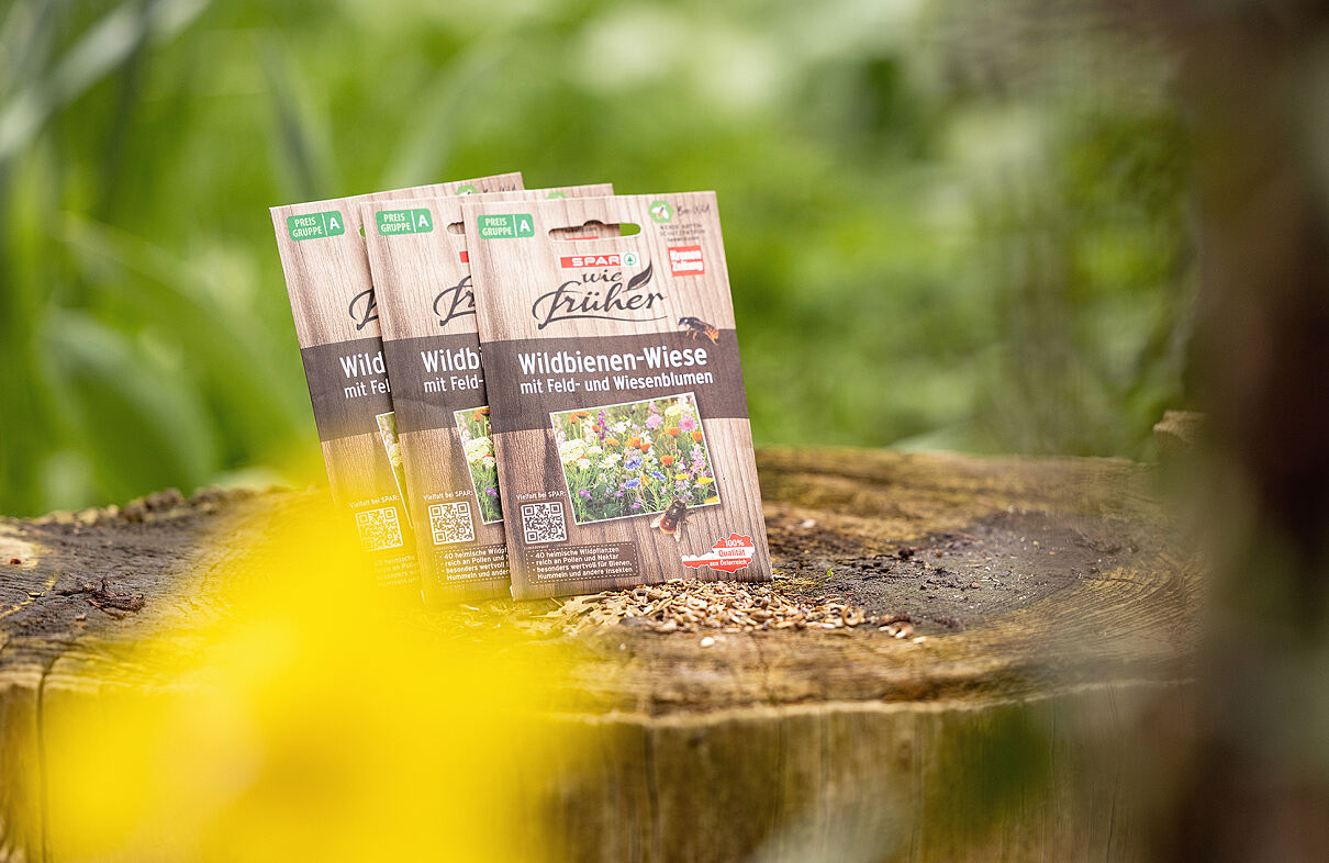 SPAR wie früher Wildbienen-Wiesen-Saatgut 4