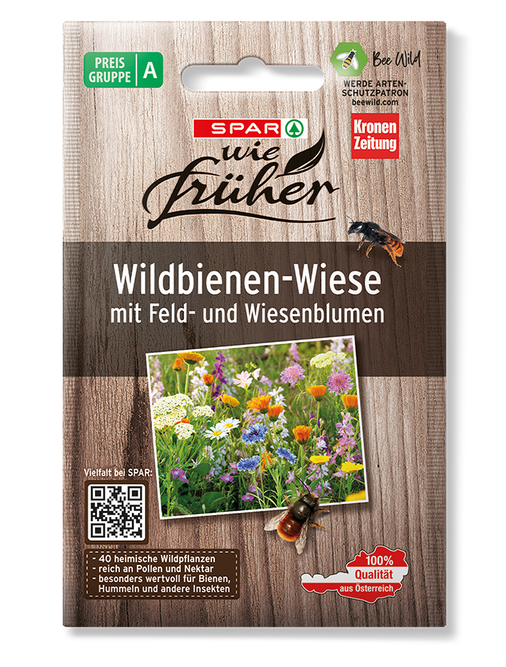 SPAR wie früher Wildbienen-Wiesen-Saatgut Packshot
