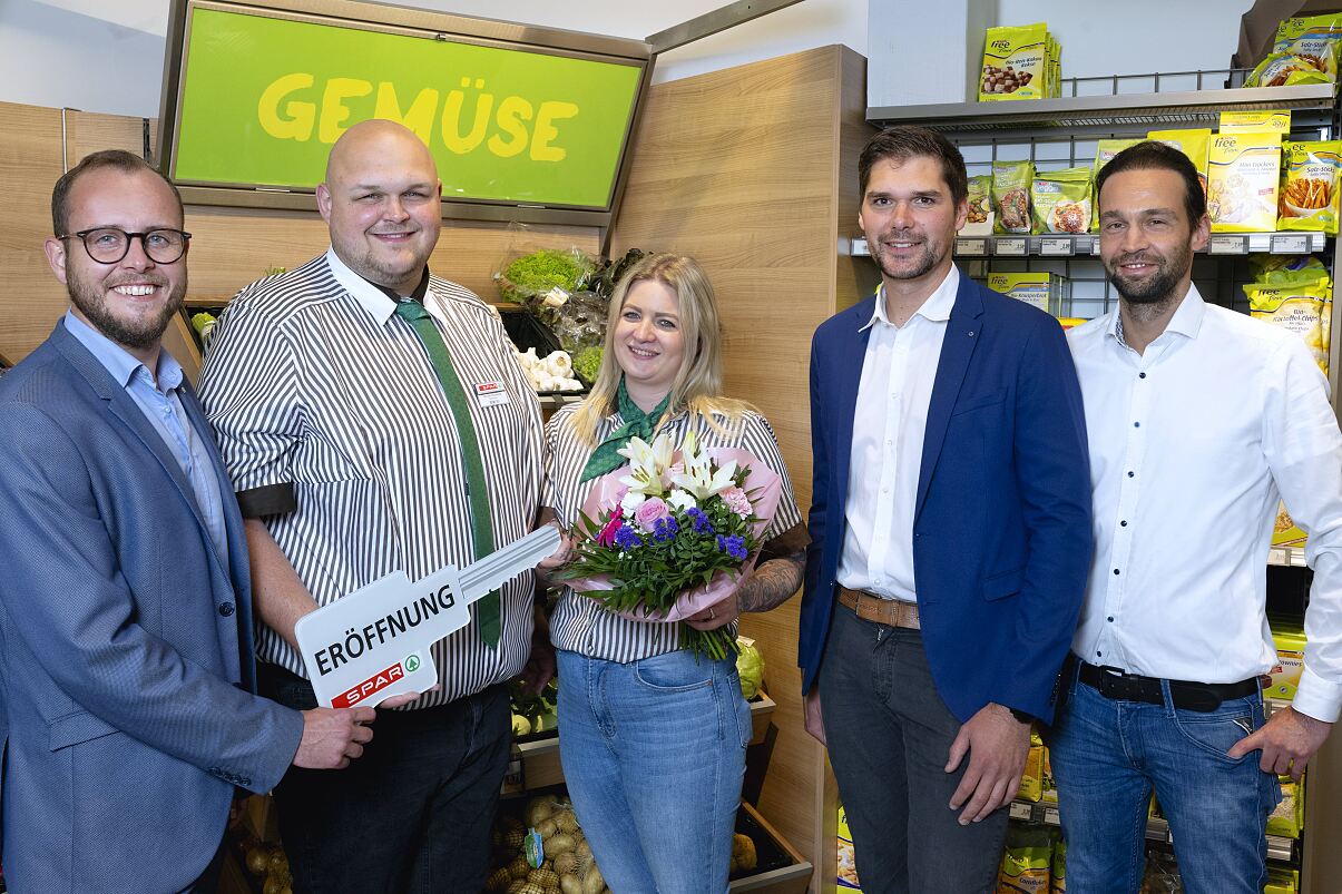 PA SPAR Haslinger Schlüsselübergabe