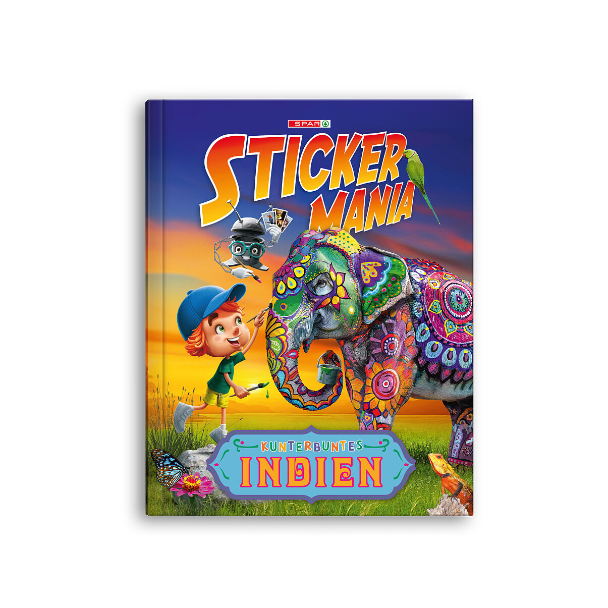 SPAR-Stickermania Stickeralbum Kunterbuntes Indien