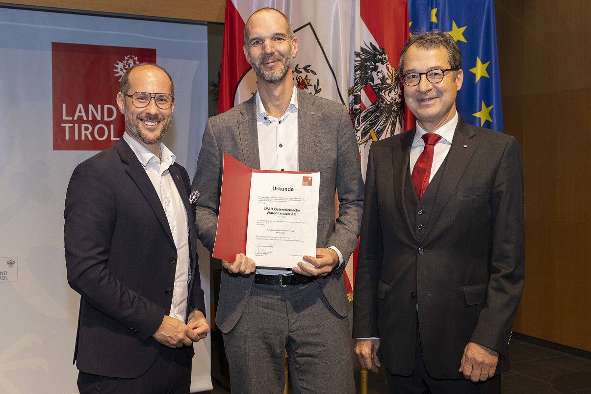 PR Foto SPAR LR Mario Gerber, Wolfgang Aigner, Martin Wetscher 