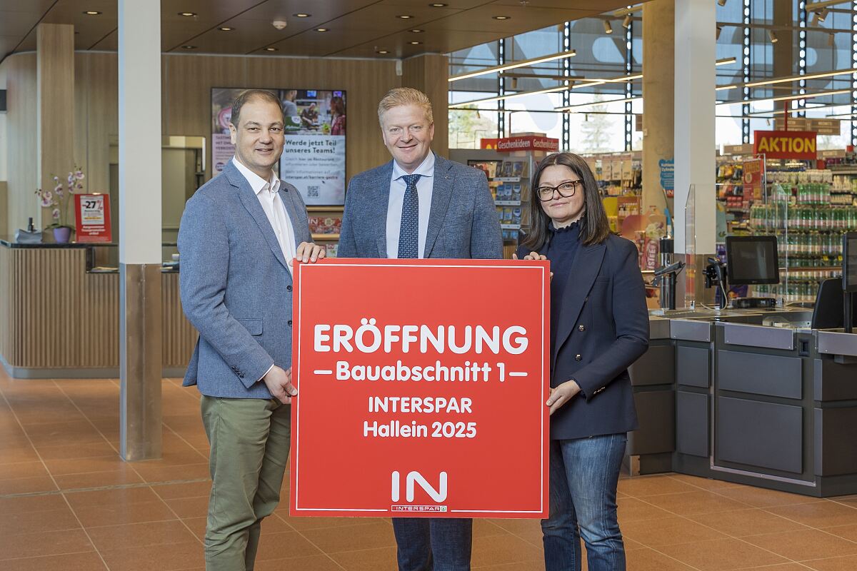 Bauabschnittswechsel INTERSPAR Hallein